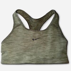 Nike Women's Green and Khaki Bra